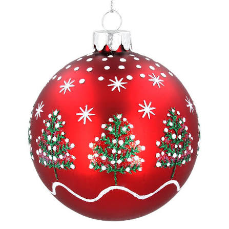 Pack of 6 Christmas Ball Ornaments